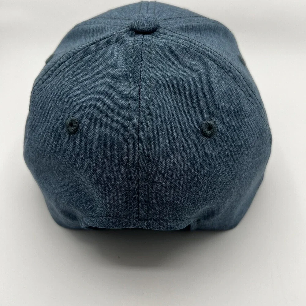 Flag & Anthem Snapback Hat Blue One Size Adjustable Mesh Back 6 Panel - Picture 3 of 7